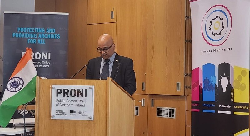 Acting Consul General and Consul attended the Independence Day event organised by ImageNation NI in Belfast at the Public Record Office of Northern Ireland (PRONI).