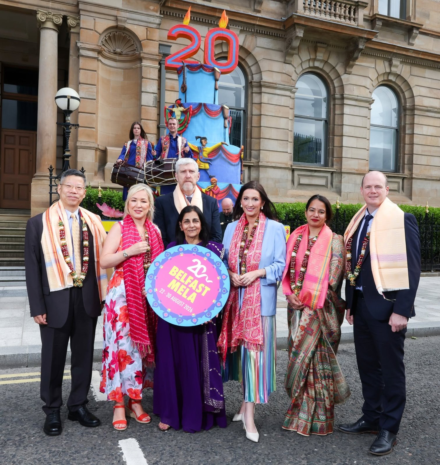 Consul General attended the Launch ceremony of the Belfast Mela, which also marked 20 years of the Mela — a milestone for ArtsEkta and for Northern Ireland’s celebration of cultural diversity.