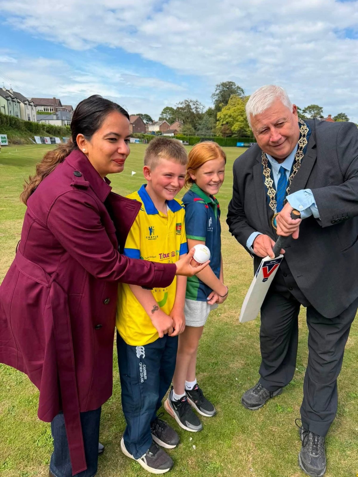 Cricket diplomacy in County Down!