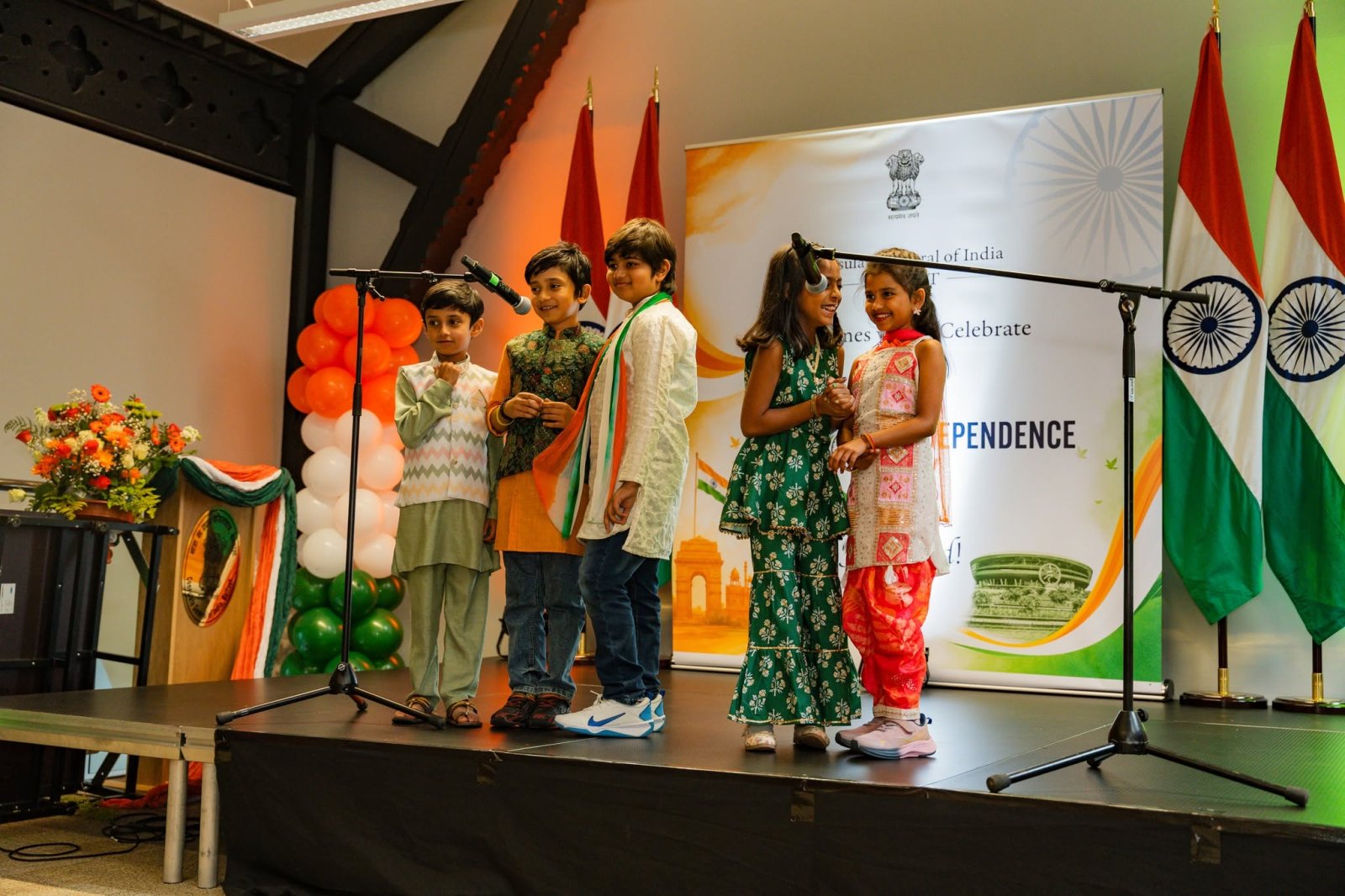 Celebrating the 80th Independence Day of India in Belfast