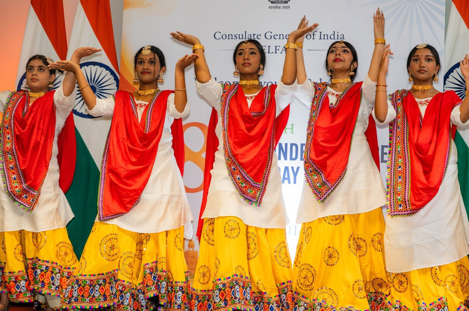 Celebrating the 80th Independence Day of India in Belfast