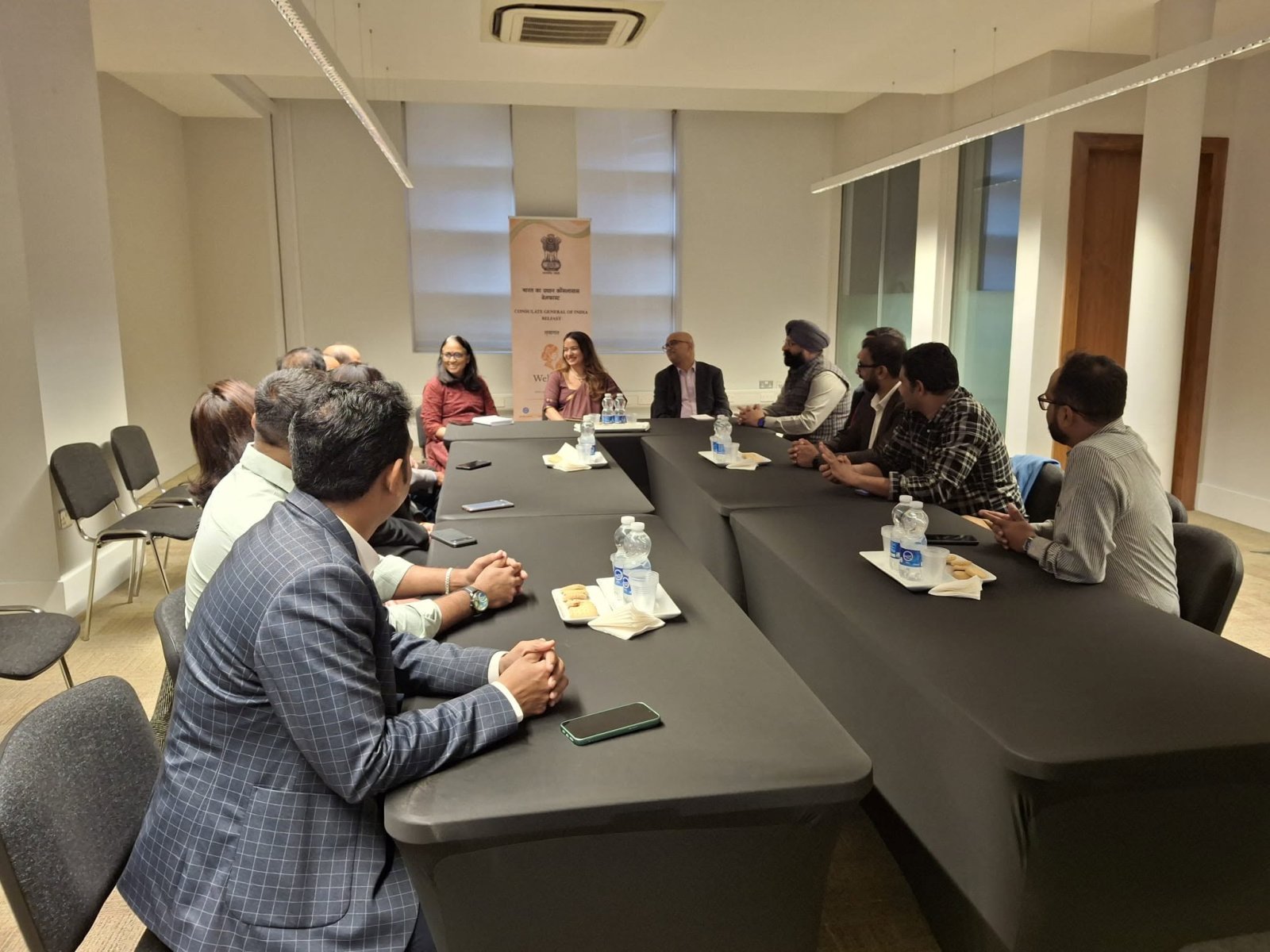 Consul General met with representatives of the Indian community in Belfast and surrounding areas for a wide-ranging interaction. She acknowledged the exemplary role of Indian diaspora in contributing to the local community and also carving out a special name for India in Northern Ireland.