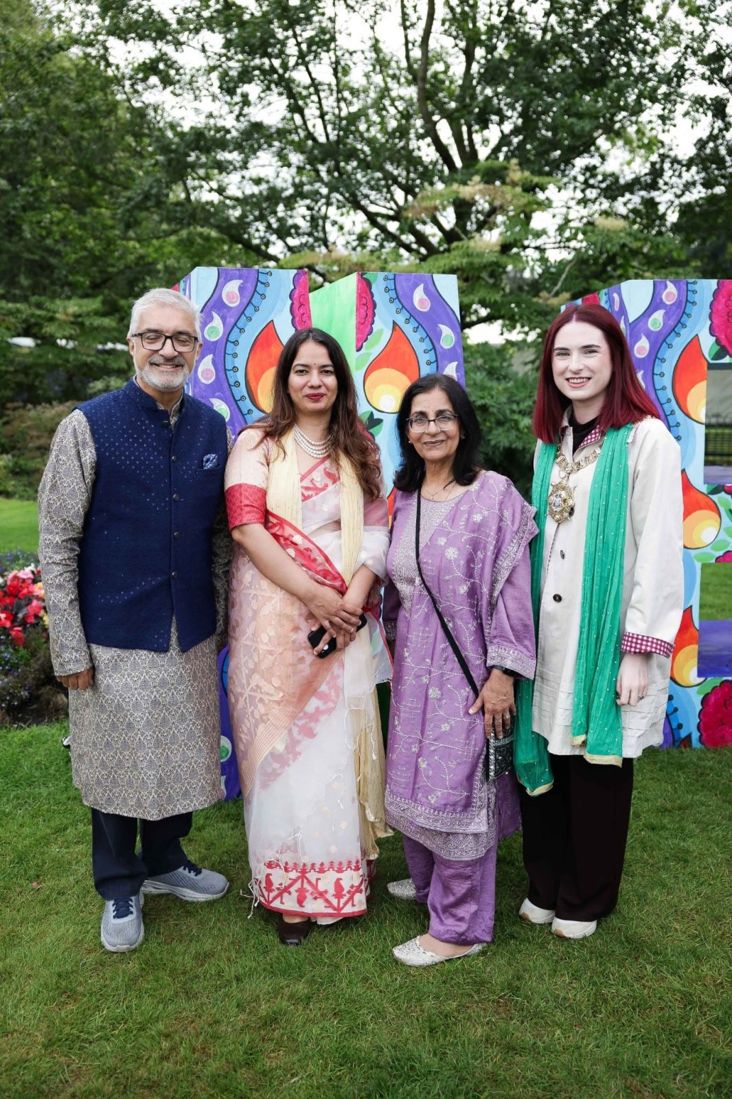 Consul General attended and addressed the Belfast Mela finale at Botanic Gardens.