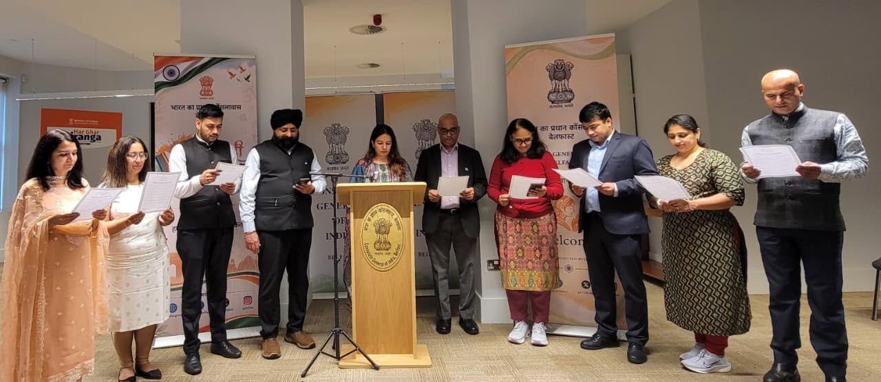 Officials and staff of the Consulate took the Swachhata Pledge, reaffirming their commitment to cleanliness and to contributing towards a Swachh and Viksit Bharat through collective action and responsible practices.