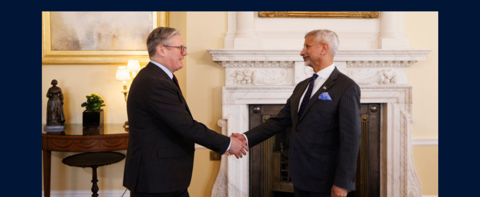 External Affairs Minister  Dr. S. Jaishankar met the UK Prime Minister, Sir Keir Starmer, at 10 Downing Street