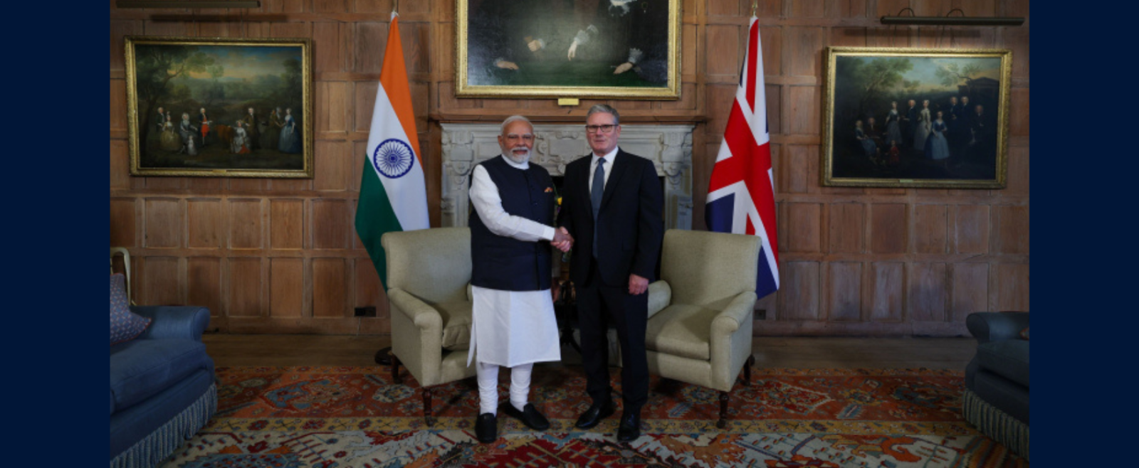 Prime Minister Shri Narendra Modi met Rt. Hon. Sir Keir Starmer, Prime Minister of the United Kingdom