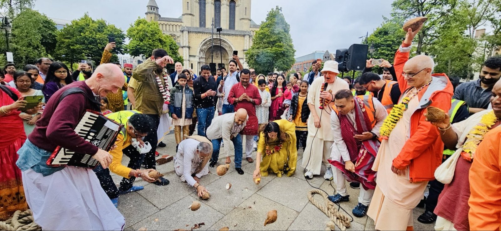 Consul General Kiran Khatri was honoured to join the Belfast Rathayatra 2026.